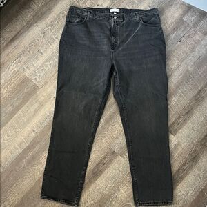 Abercrombie & Fitch Curve Love Ultra High Rise 90s Straight Jean- Size 22/36